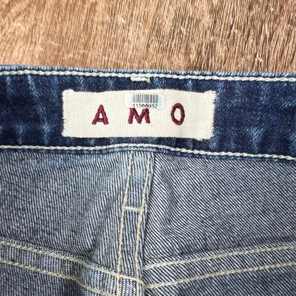 AMO Pixie Jeans Mid rise slim fit cropped jeans - Picture 4 of 5